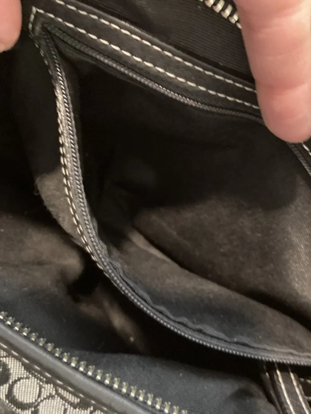 COACH 6351 Black Shoulder Hobo Bag